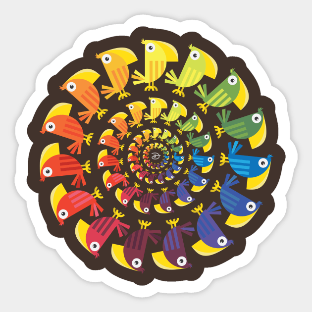 Color Wheel Sticker by dhartist